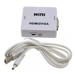 Adaptador Conversor De Hdmi Para Vga Saida De Audio Cabo P2