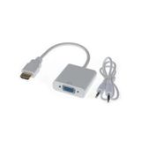 Conversor Adaptador Hdmi Para Vga Com Audio E Alimentação Tomate Mtv-603