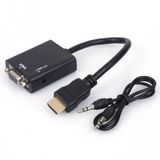 Cabo Conversor Adaptador Hdmi Para Vga Com Áudio