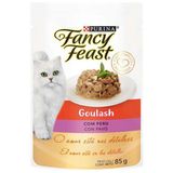 Fancy Feast Sachê Goulash Com Peru Para Gatos Adultos 85g