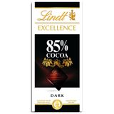 Chocolate Suiço, Lindt Excellence, 85% Cacau, 1 Barra 100g