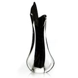 Vaso Em Cristal Murano Preto - São Marcos 54cm