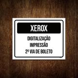 Placa Xerox Digitalização Impressão Boleto 36x46