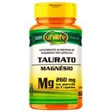 Taurato Magnésio 620mg Vegan 60 Cápsulas Unilife