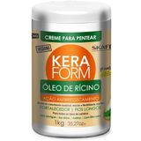 Skafe Keraform Creme Para Pentear Óleo De Rícino 1kg