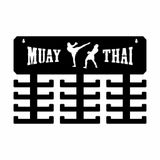 Porta Medalhas Lutador Muay Thai Artes Marciais 24 Suportes
