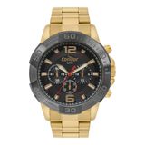 Relógio Condor Masculino Cronógrafo Dourado Covd54ay/4p