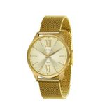 Relógio Feminino Lince Lrgh161l C3kx Pulseira Mesh Dourado