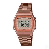 Relógio Casio Vintage Dourado Rose Gliter B650wc5df