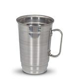 Caneca Em Alumínio Térmica De Chopp E Cerveja Beer - Cromada