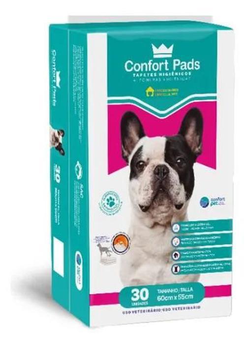 Tapete Cachorro Gato Pet Confort Pads 60x55 30 Unidades