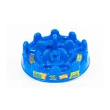 Comedouro Lento Mini Petfit Pet Games Azul Cães E Gatos