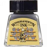 Tinta Para Desenho Winsor &amp; Newton Silver 14ml
