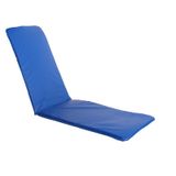 Almofada Para Espreguiçadeira Colchonete Azul 123organizei