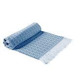 Manta Xale Xadrez Para Sofá 1,40m X 1,60m Com Franja - 005