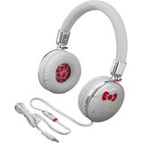 eKids Hello Kitty Fones de ouvido com microfone embutido, fones de ouvido kids over ear para escola, casa ou viagens