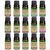 Kit Completo Aromaterapia - Top 15 Óleos Essenciais