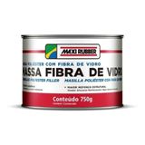 Massa Poliéster Com Fibra De Vidro 750gr Maxi Rubber