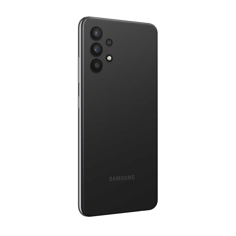 Smartphone Samsung A32 128GB Preto 4G Tela 6.4” Câmera Quádrupla 64MP Traseira Esquerdo