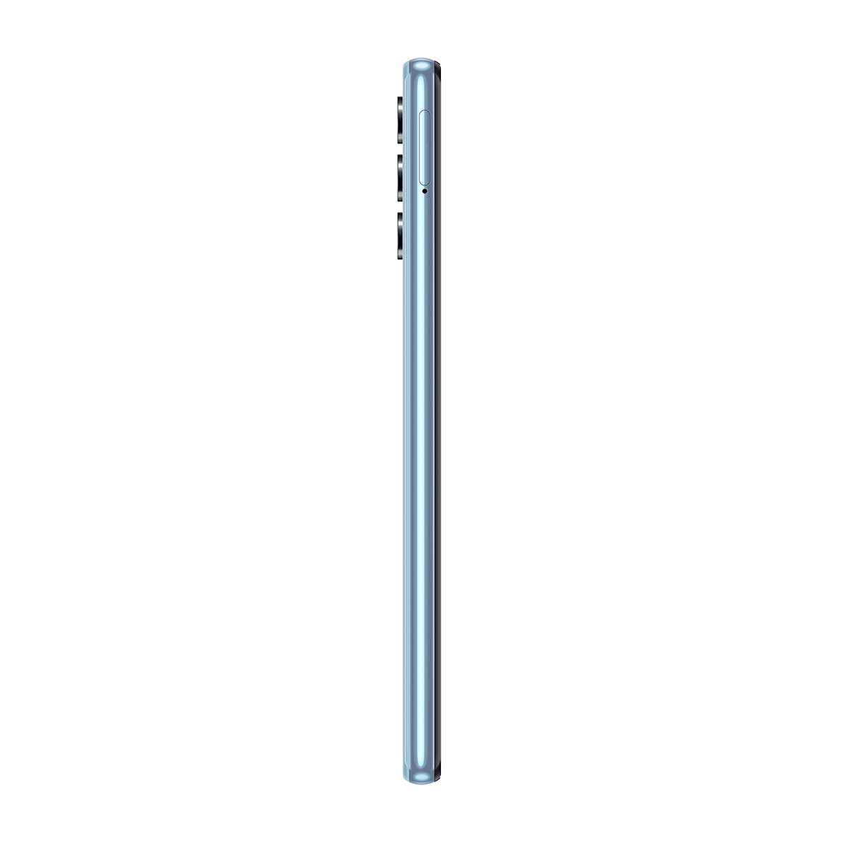 Smartphone Samsung A32 128GB Azul 4G Tela 6.4” Câmera Quádrupla 64MP Perfil Esquerdo