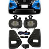 Kit Farol De Milha Nissan Kicks 2022 Em Diante Botão Painel