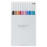 Caneta Emott 0,4 Mm Nº2 Estojo Com 10 Cores Uni-ball