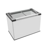 Freezer Horizontal Tampa de Vidro NF40 - Metalfrio