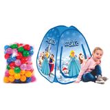 Barraca Toca Pop Up Infantil Princesa Gelo + 50 Bolinhas