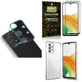 Capinha Samsung A33 5g + Película De Câmera + Película 3d