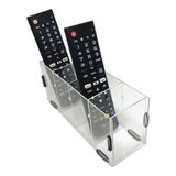 Organizador Porta Controle Remoto Mesa Premium Acrílico Luxo