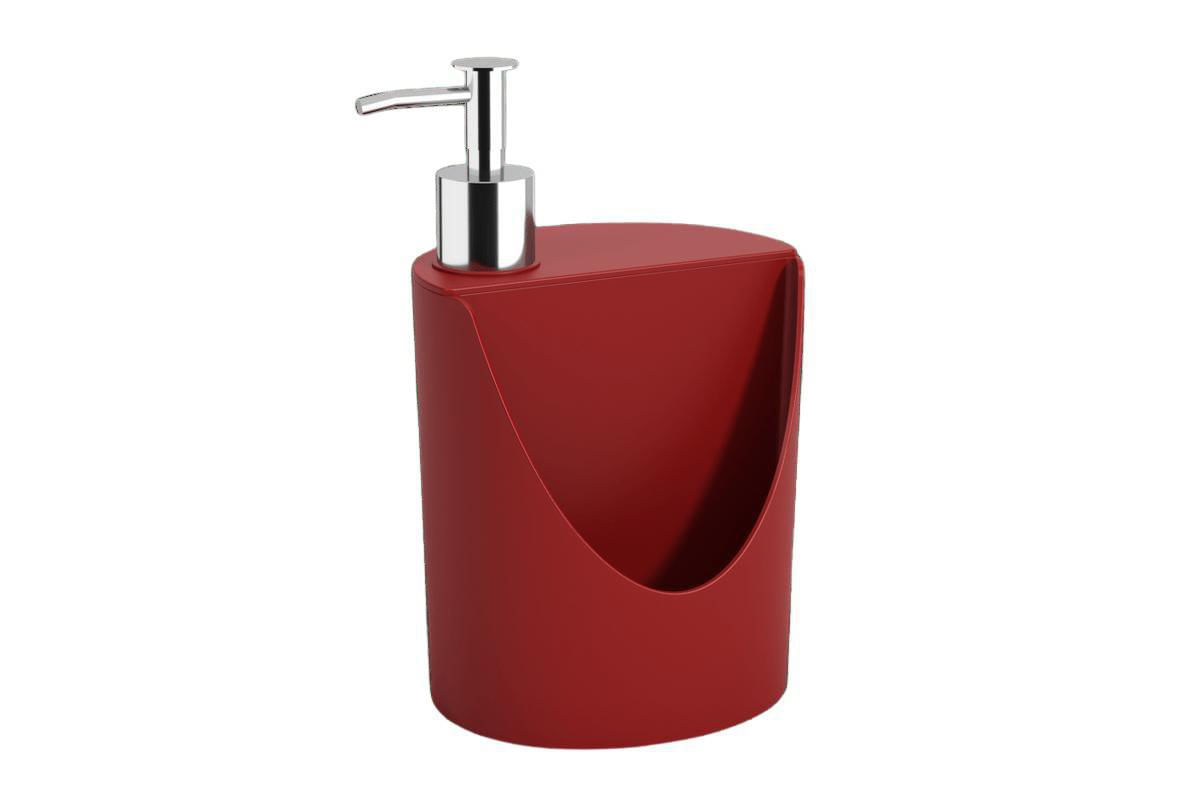 Dispenser Para Pia Cozinha Romeu Julieta 600ml Vermelho Coza