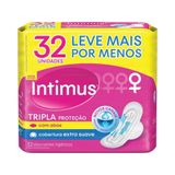 Kit 02 Absorvente Intimus Gel - Suave Com Abas - 32 Un