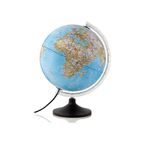 Globo Terrestre Tecnodidática Carbon Classic Português - 30cm