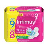 Absorvente Intimus Tripla Cobertura Seca Com Aba 9und