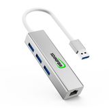 ADAPTADOR HUB 4IN1 3XUSB 3.0 + LAN RJ45 GIGABIT SD-H3PG SDINFBR