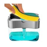 Dispenser Sabão 2x1 Detergente Suporte Porta Bucha Esponja