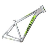 Quadro Bicicleta Alumínio Absolute Wild Prata/verde Tam 19