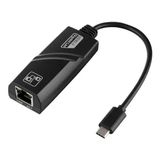 Adaptador Conversor Usb Type-c Tipo C M X Rj45 F 10/100/1000