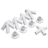 Kit De Conexões Para Gazebo Peças Plásticas Reposição Tenda