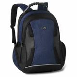 Mochila De Costas Masculina Executiva Cabo Aço Laptop Azul