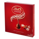 Chocolate Lindt Recheado Ao Leite Lindor Milk Gift Box 112g