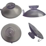 30 Ventosa 40mm 4cm Cabeça Botão Silicone Vidro Acrílico Pvc