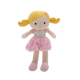 Boneca De Pano Malú Rosa 28cm - Zip