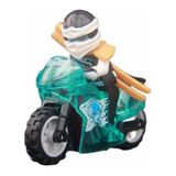 Blocos De Montar Boneco Moto Fantasma Zane Ninja Go Ninjago