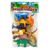 Brinquedo Kit Com 8 Dinossauros E Ovinhos Em Miniaturas