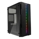 Gabinete Gamer Evus Evg13 Atx Led Rgb E Lateral Em Acrilico