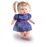 Boneca Menina Girls Jeans 45cm Canta 3 Cantigas Roda Loira