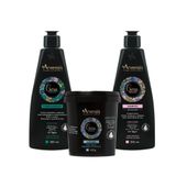 Kit Arvensis Shampoo Condicionador E Mascara Cachos Naturais