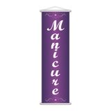 Banner Manicure Salão De Beleza Serviço Lona 100x30cm