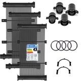 10 Placas Aquecimento Solar Piscinas 10m/15 Mil Litros